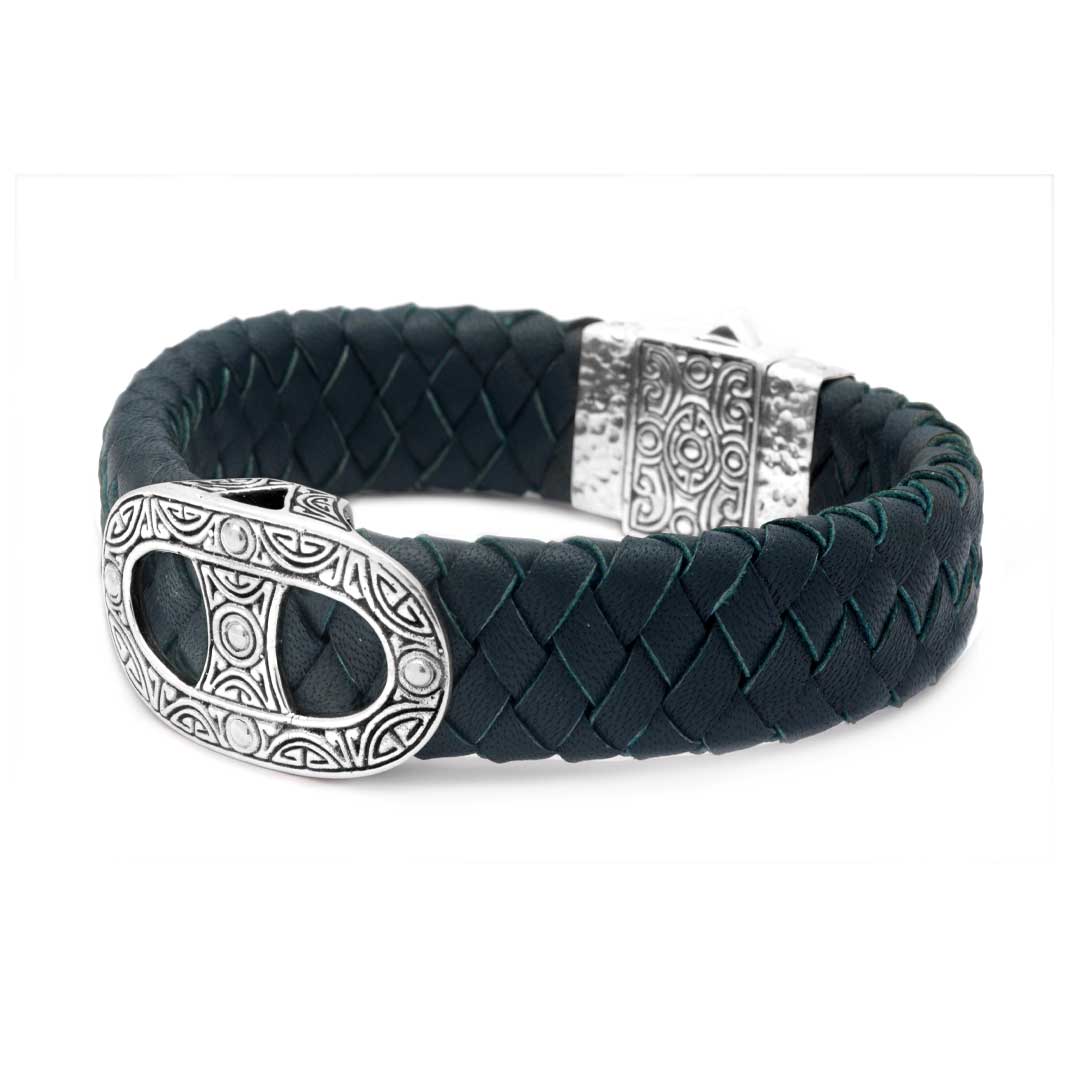 Wholesale Silver Bracelet - SB801-3Blue