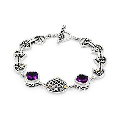 Wholesale Silver Bracelet - SBG084-6Amq