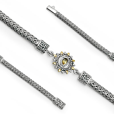 Wholesale Silver Bracelet - SBG324-4Ct