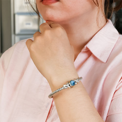 Wholesale Silver Bracelet - SBG491-14Bq