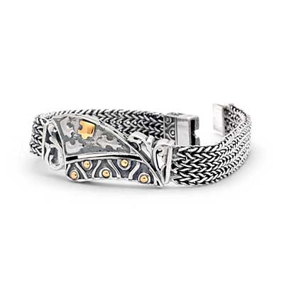 Silver and Gold Bracelet