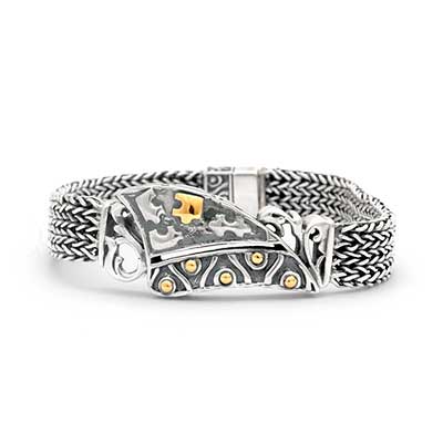 Silver and Gold Bracelet