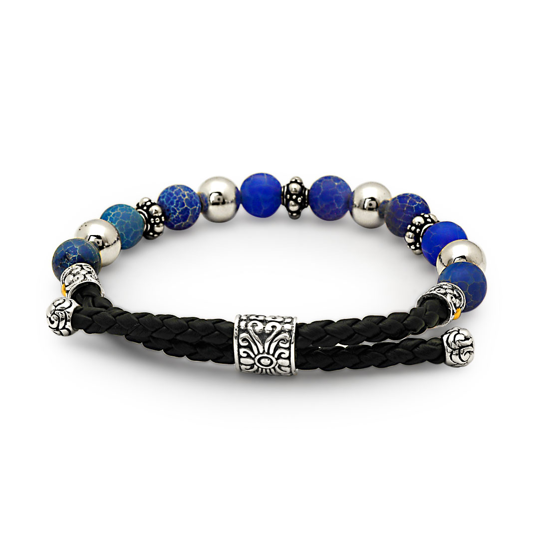 Wholesale Silver Bracelet - SBG815-4Bfa