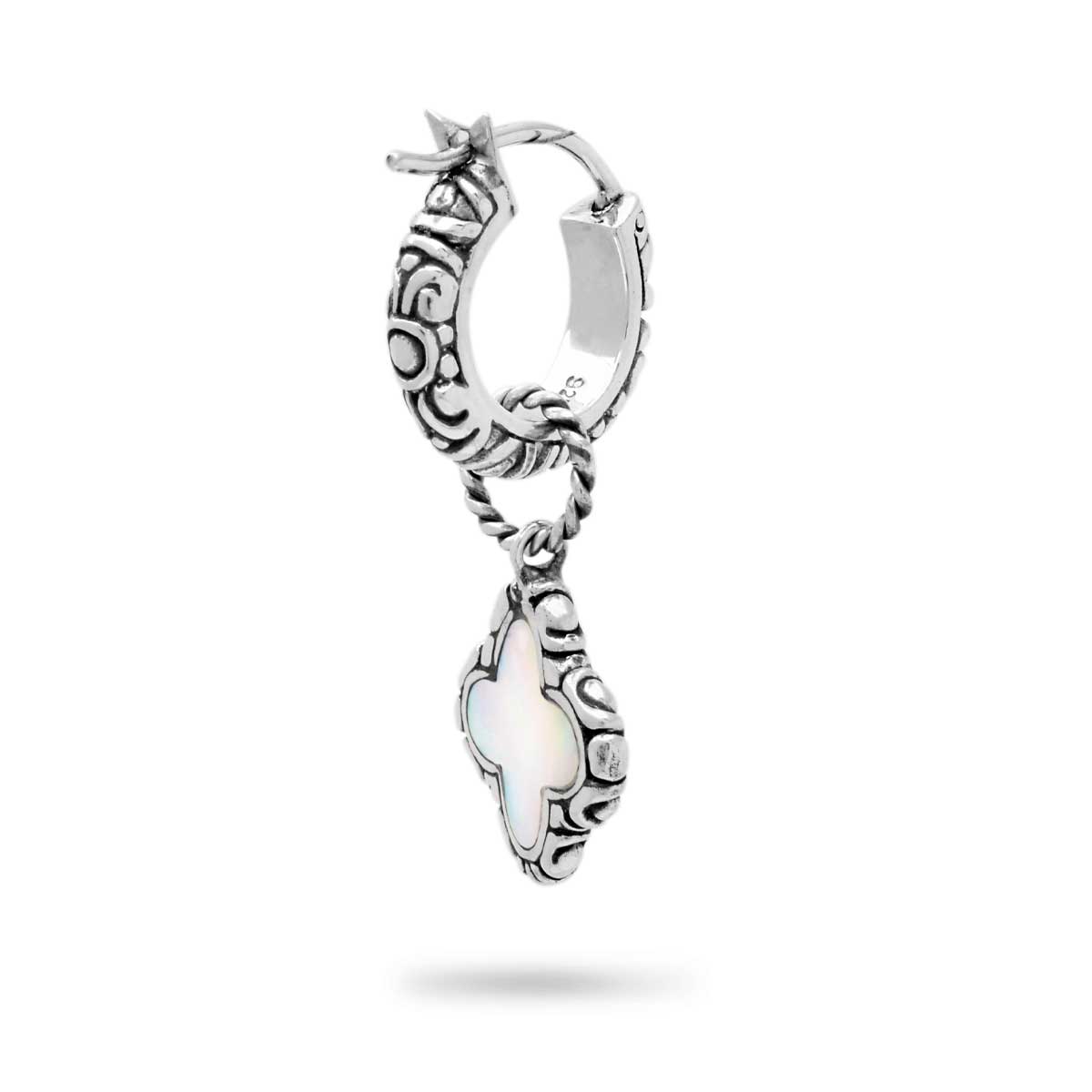 Wholesale Silver Earring - SE045-11-Mop