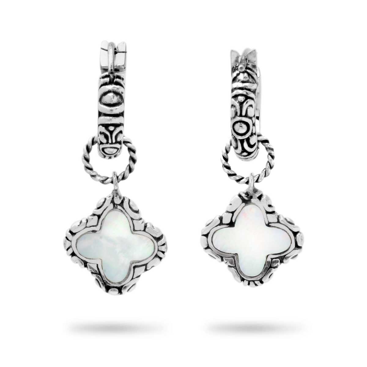 Wholesale Silver Earring - SE045-11-Mop