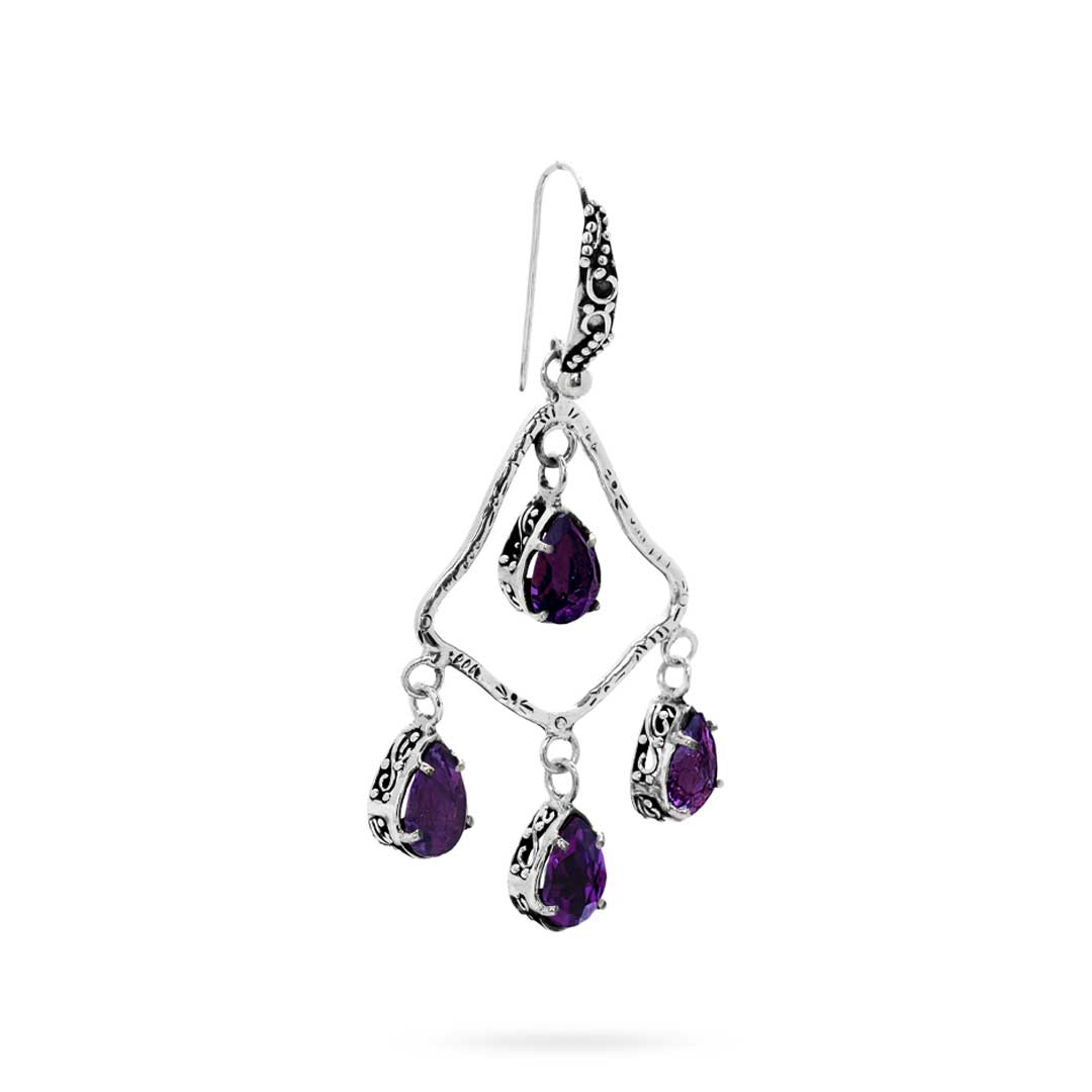 Wholesale Silver Earring - SE367-1Am
