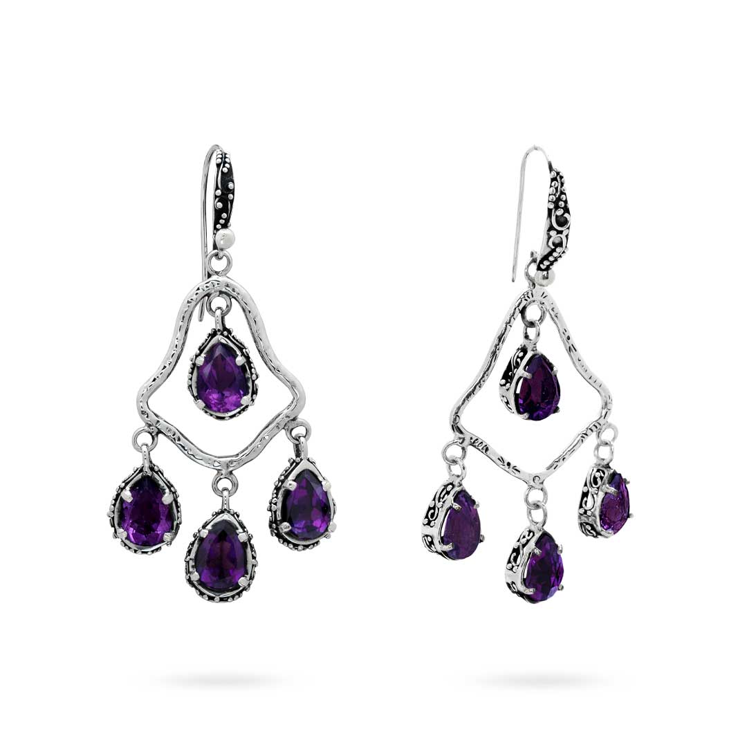 Wholesale Silver Earring - SE367-1Am