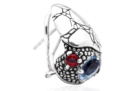 Wholesale Silver Earring - SE507BtGa
