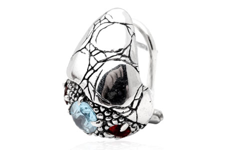 Wholesale Silver Earring - SE507BtGa