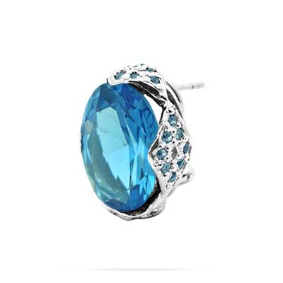 Wholesale Silver Earring - SE827Bq
