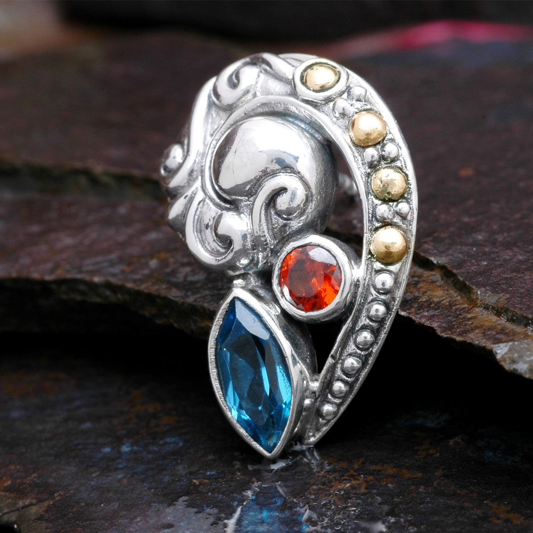 Wholesale Silver Earring - SEG219BtGa