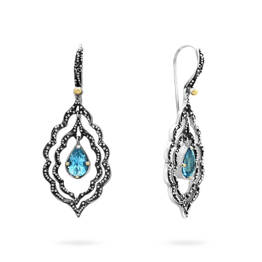 Wholesale Silver Earring - SEG367-3Bt
