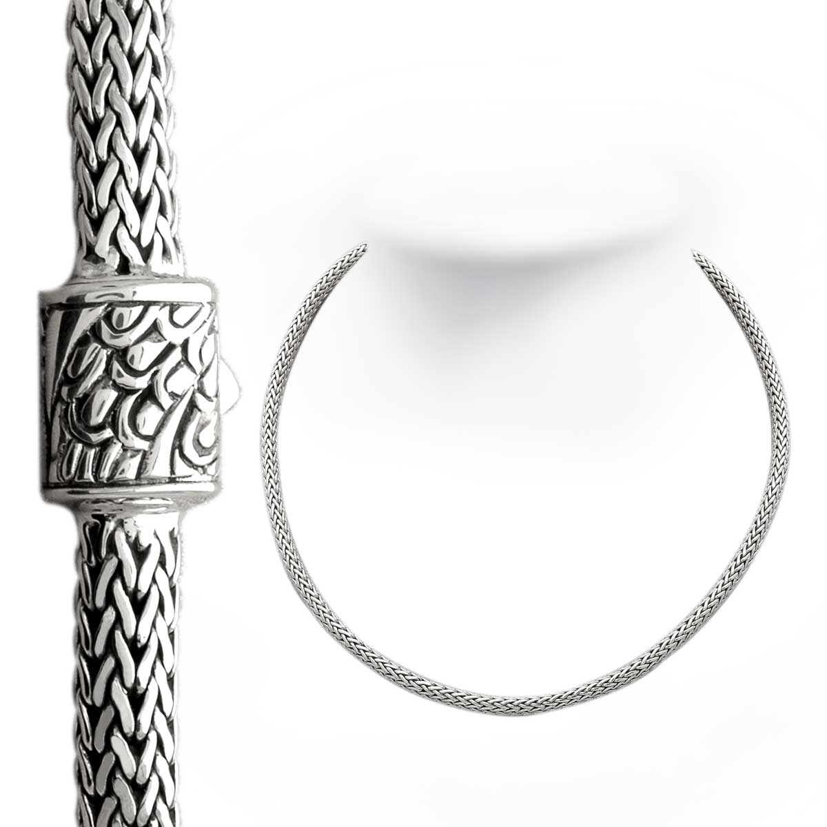 Wholesale Silver Necklace - SN006-46-SN