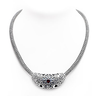 Wholesale Silver Necklace - SN224Ga