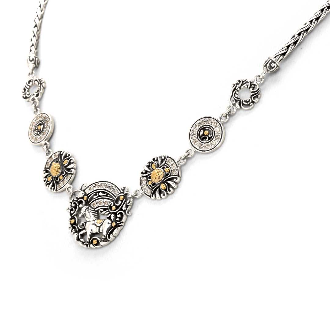 Wholesale Silver Necklace - SNG096-12Cz