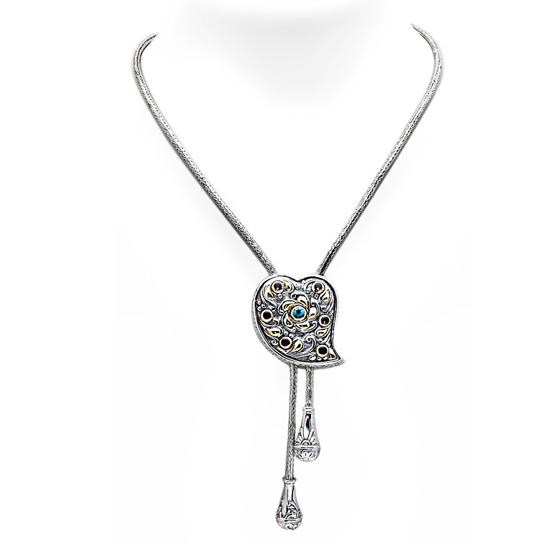 Wholesale Silver Necklace - SNG235BtAm