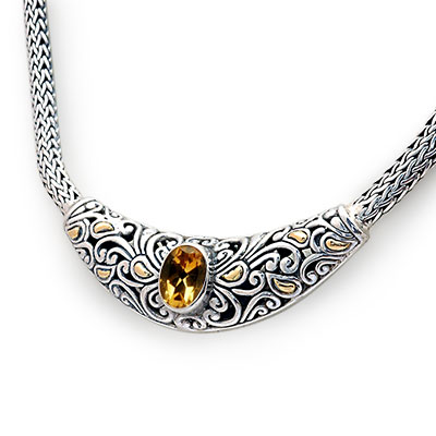 Wholesale Silver Necklace - SNG301-4Ct