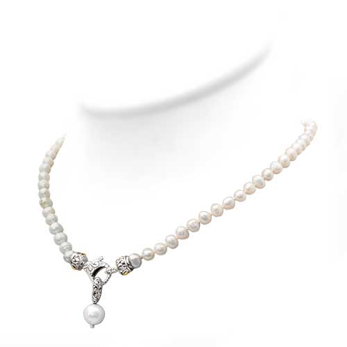 Wholesale Silver Necklace - SNG392-3Pl