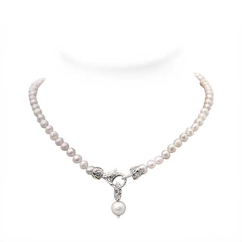 Wholesale Silver Necklace - SNG392-3Pl