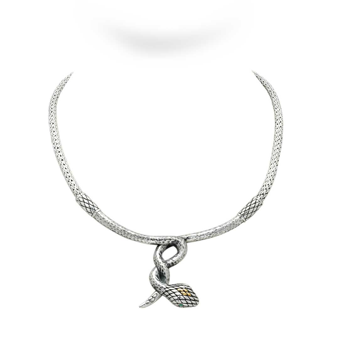 Wholesale Silver Necklace - SNG404-4Em