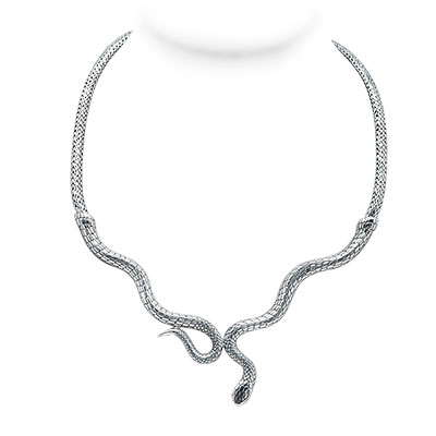 Gold & Silver bracelet, scale dragon chain round 6mm, spring lock with 18K gold hammer motif and white topaz pave stones