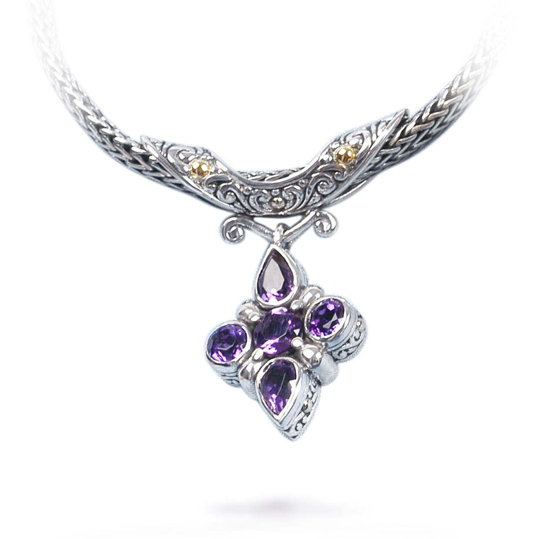 Wholesale Silver Necklace - SNG513Am