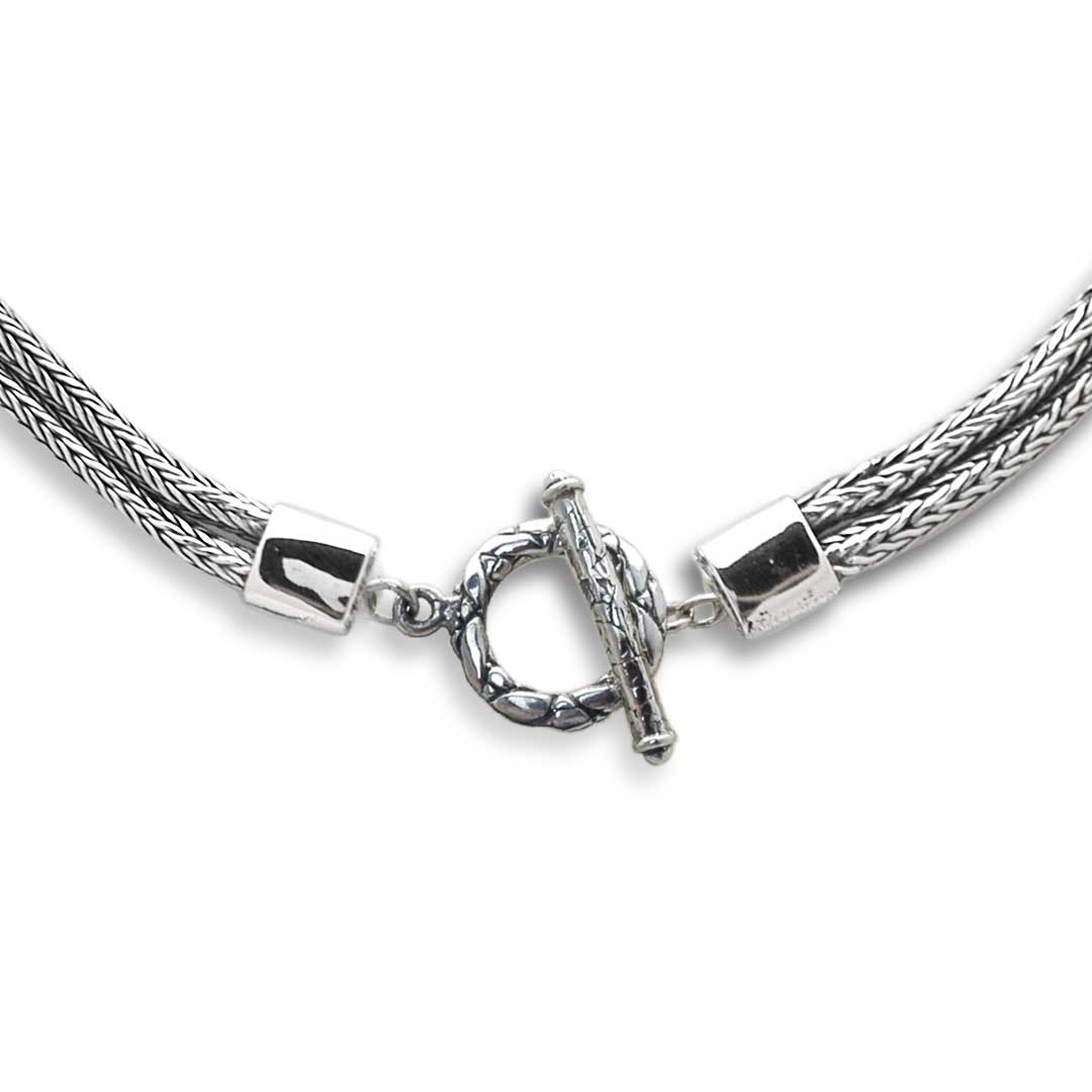 Wholesale Silver Necklace - SNG589-3