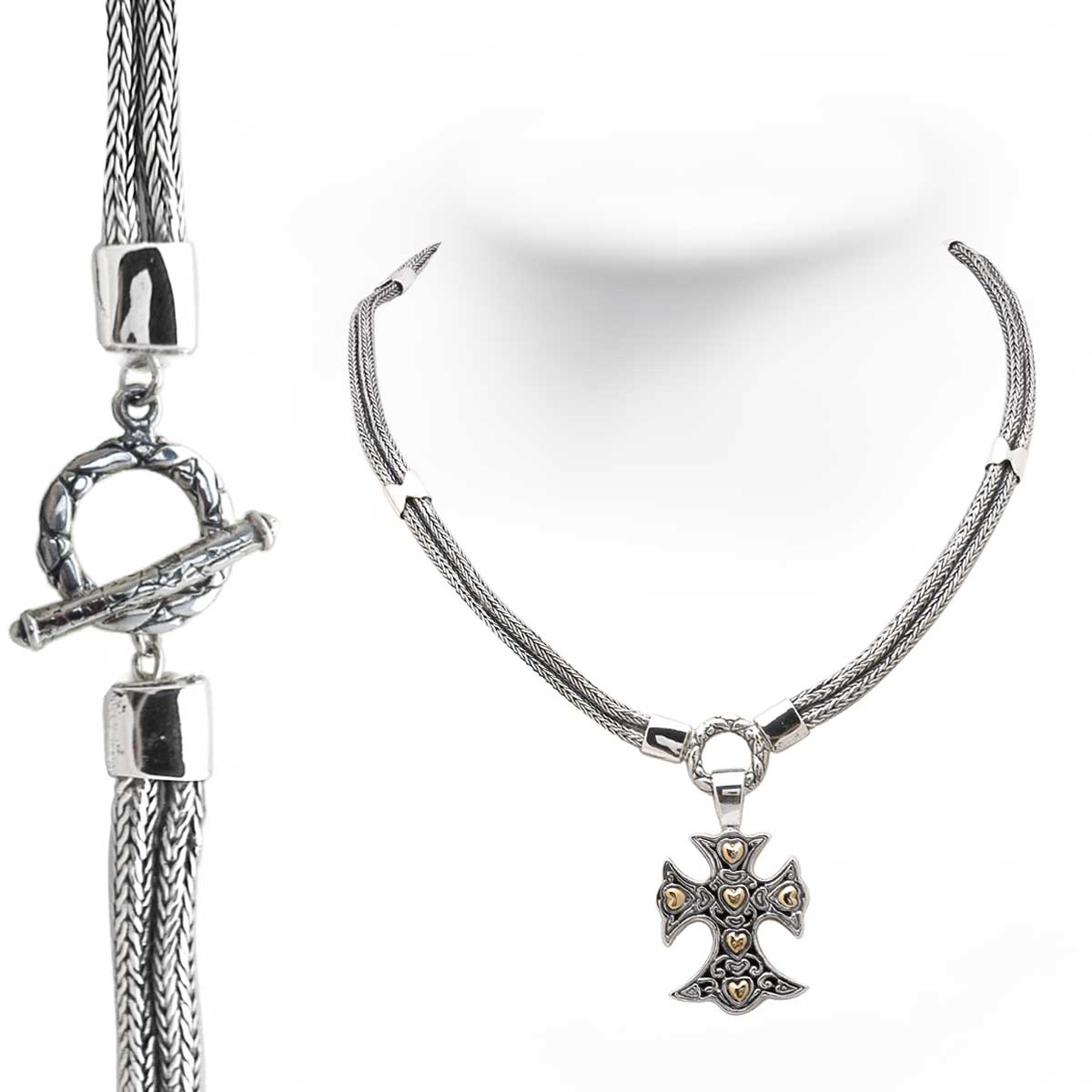 Wholesale Silver Necklace - SNG589-3