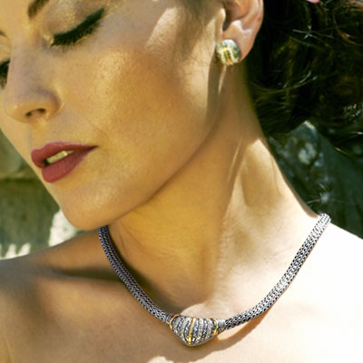 Wholesale Silver Necklace - SNG662-20Wt