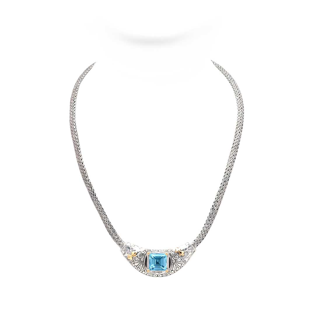 Wholesale Silver Necklace - SNG674Bt