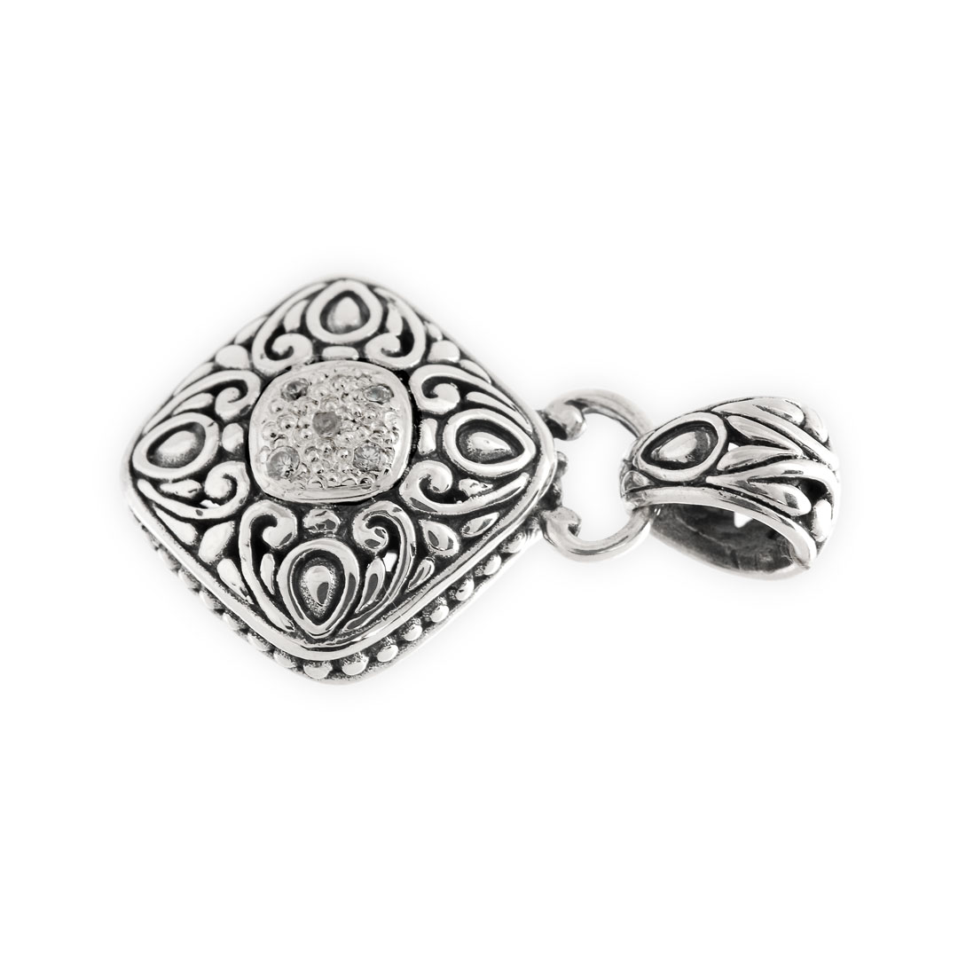 Wholesale Silver Pendant - SP250-3Cz