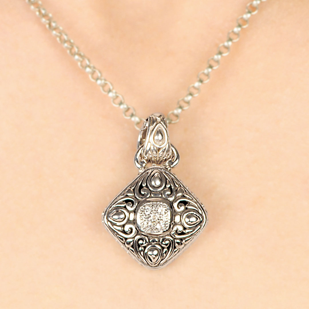 Wholesale Silver Pendant - SP250-3Cz