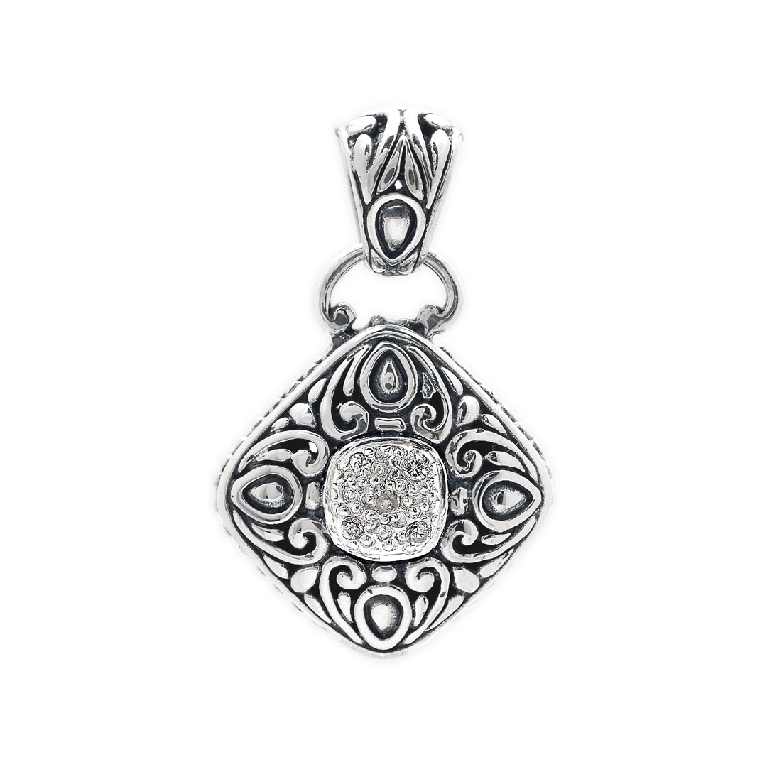 Wholesale Silver Pendant - SP250-3Cz