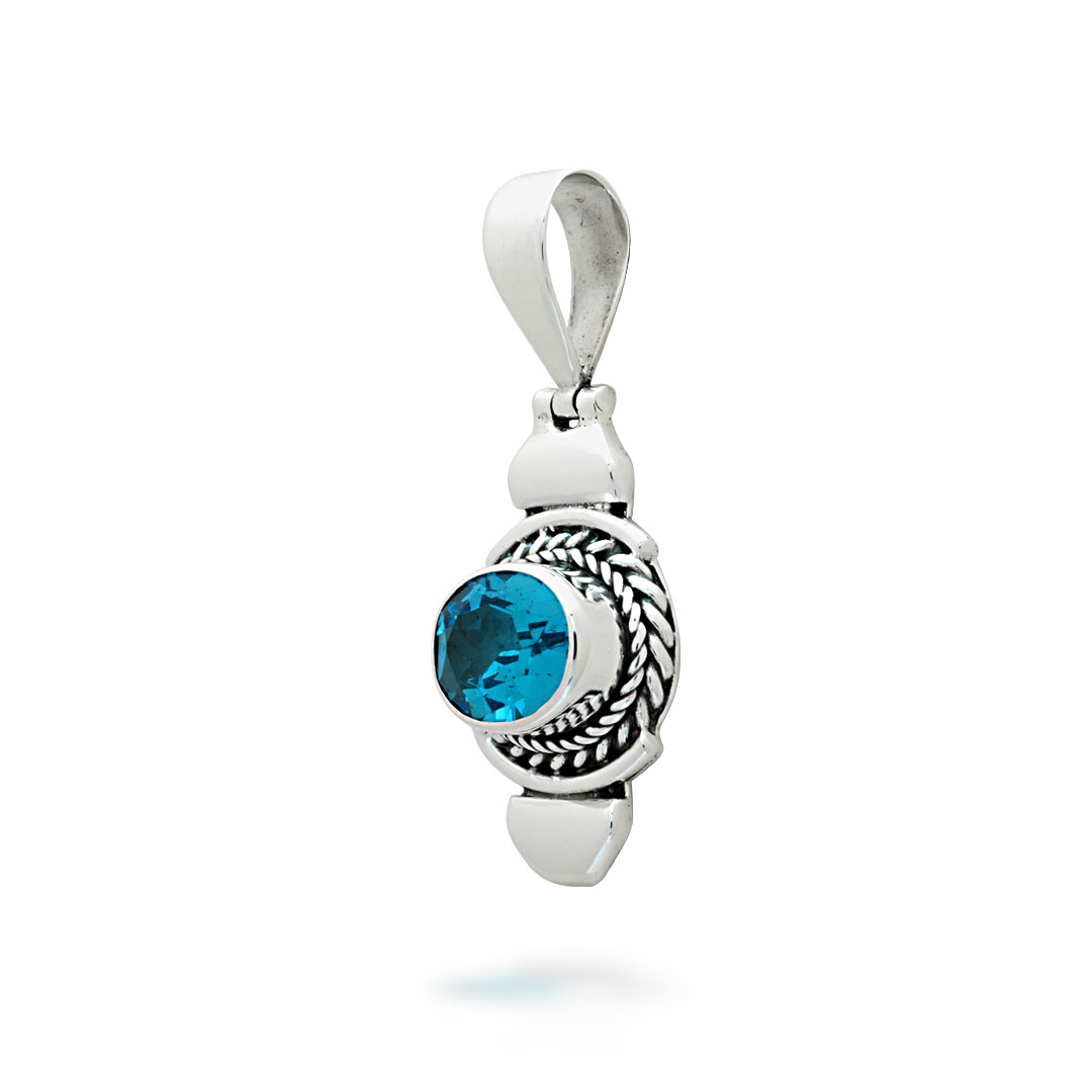 Wholesale Silver Pendant - SP505Bq