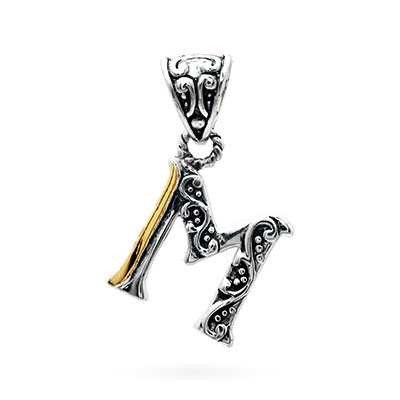 Gold & Silver bracelet, scale dragon chain round 6mm, spring lock with 18K gold hammer motif and white topaz pave stones