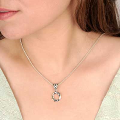 Gold & Silver bracelet, scale dragon chain round 6mm, spring lock with 18K gold hammer motif and white topaz pave stones