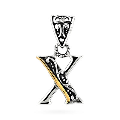 Gold & Silver bracelet, scale dragon chain round 6mm, spring lock with 18K gold hammer motif and white topaz pave stones