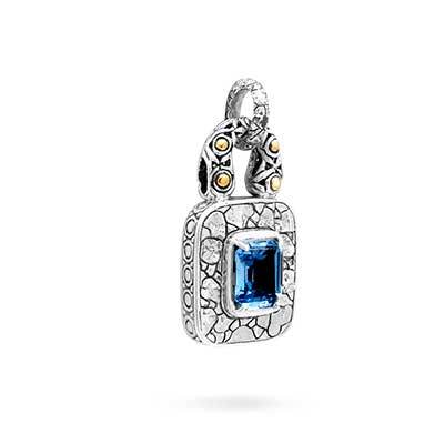 Wholesale Silver Pendant - SPG060Bq