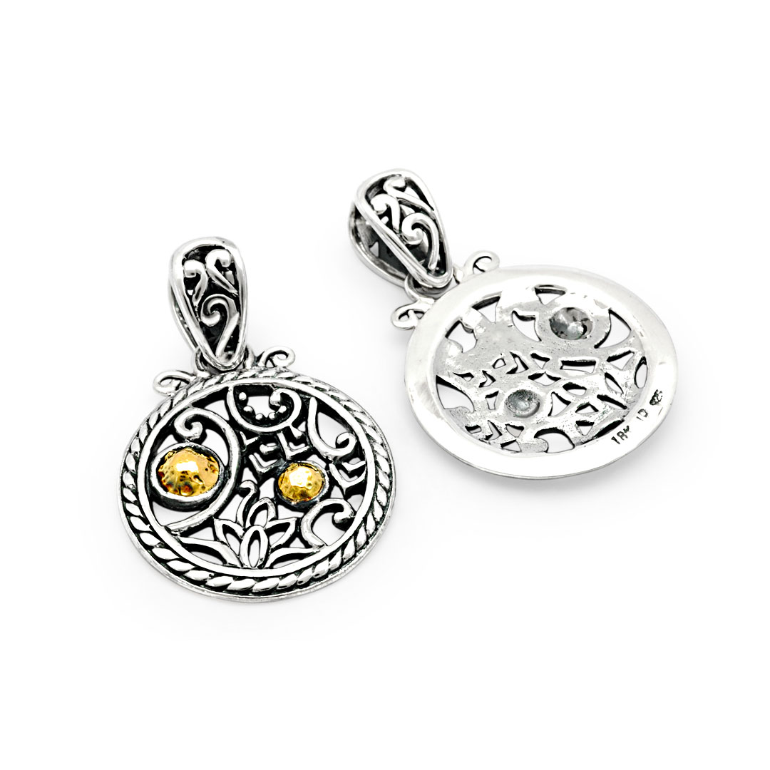 Wholesale Silver Pendant - SPG084-14