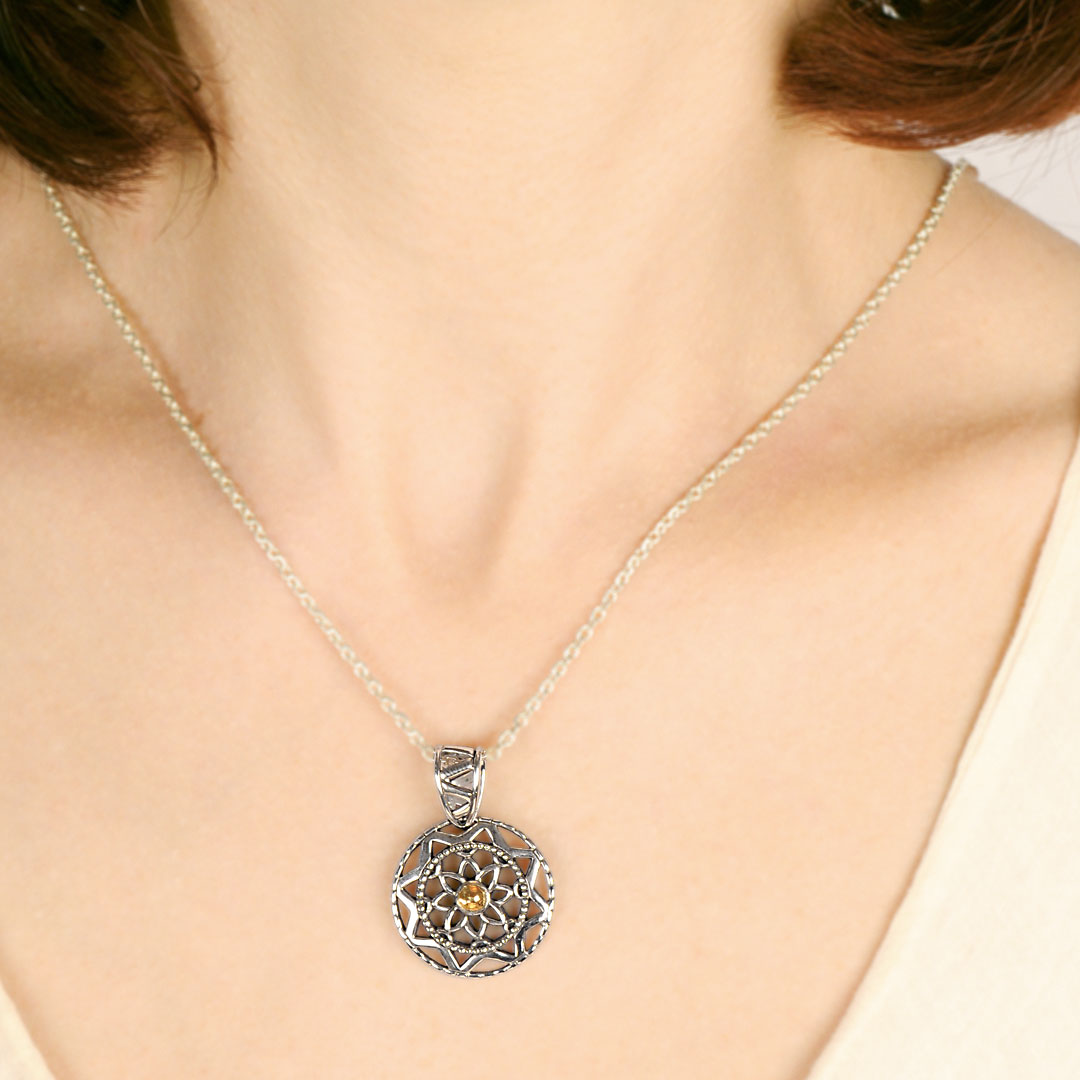 Wholesale Silver Pendant - SPG084-17