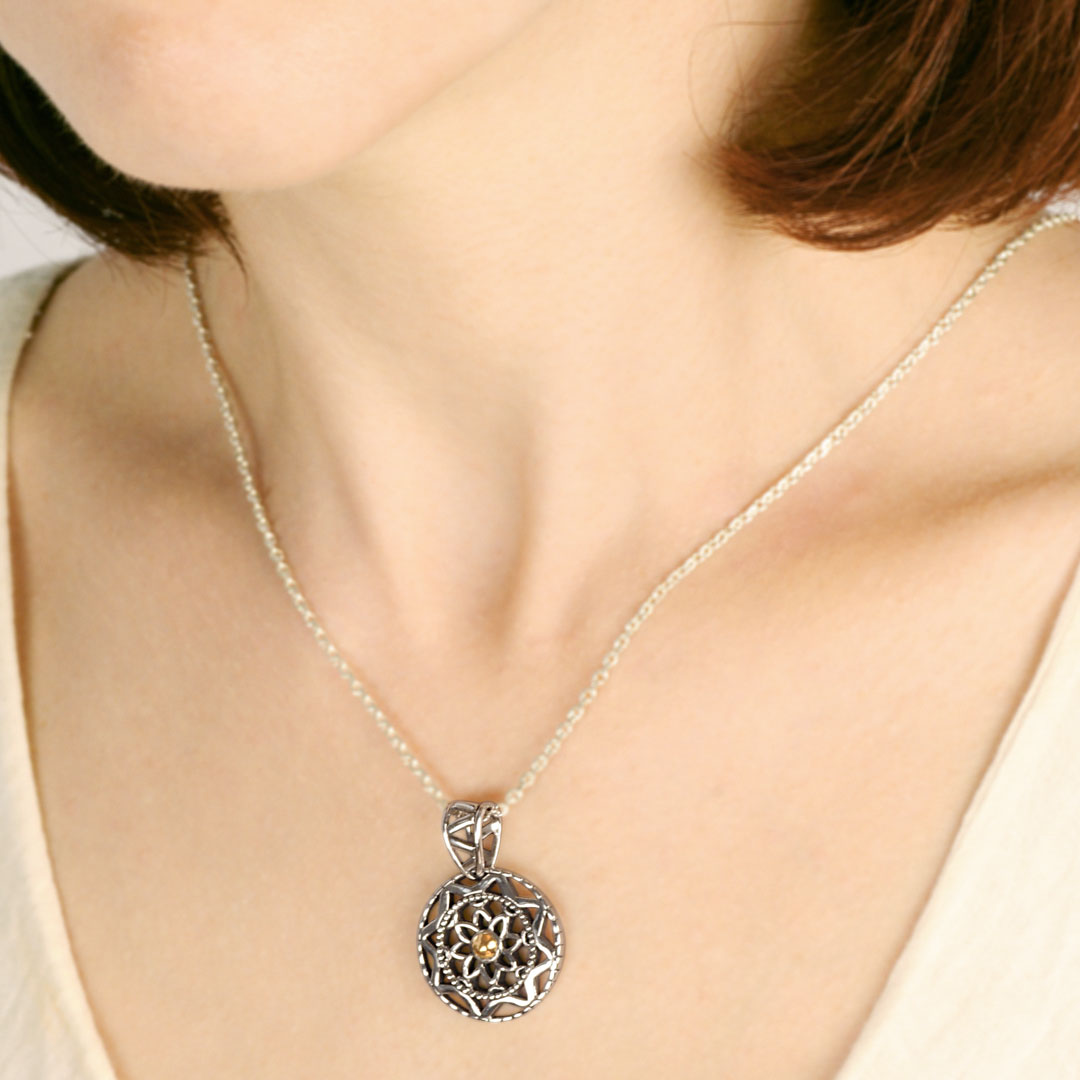 Wholesale Silver Pendant - SPG084-17