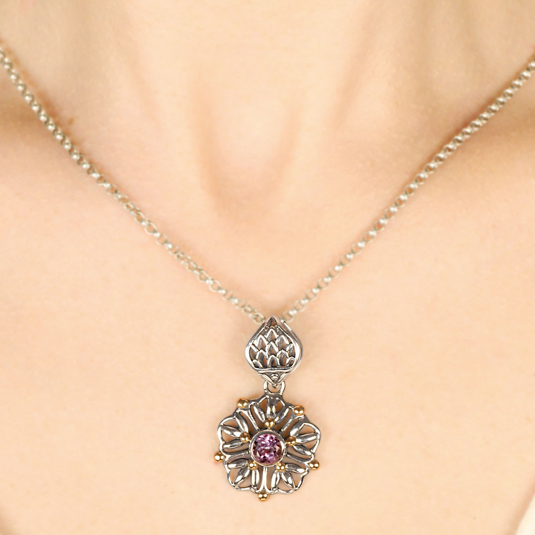 Wholesale Silver Pendant - SPG084-4Am