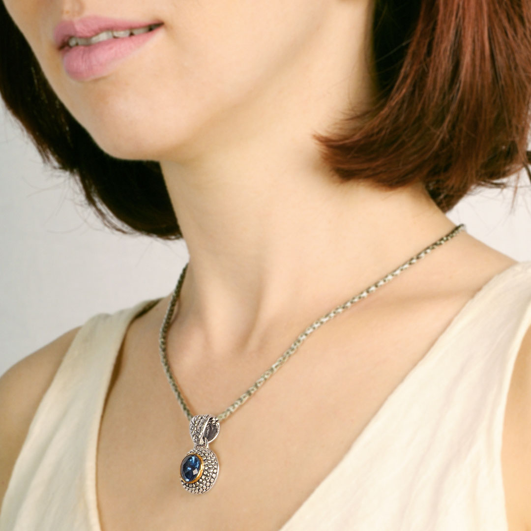 Wholesale Silver Pendant - SPG099-4Bq