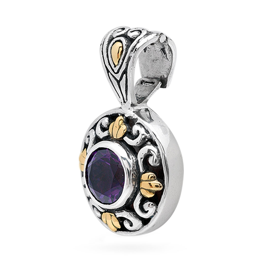 Wholesale Silver Pendant - SPG128-5Amq