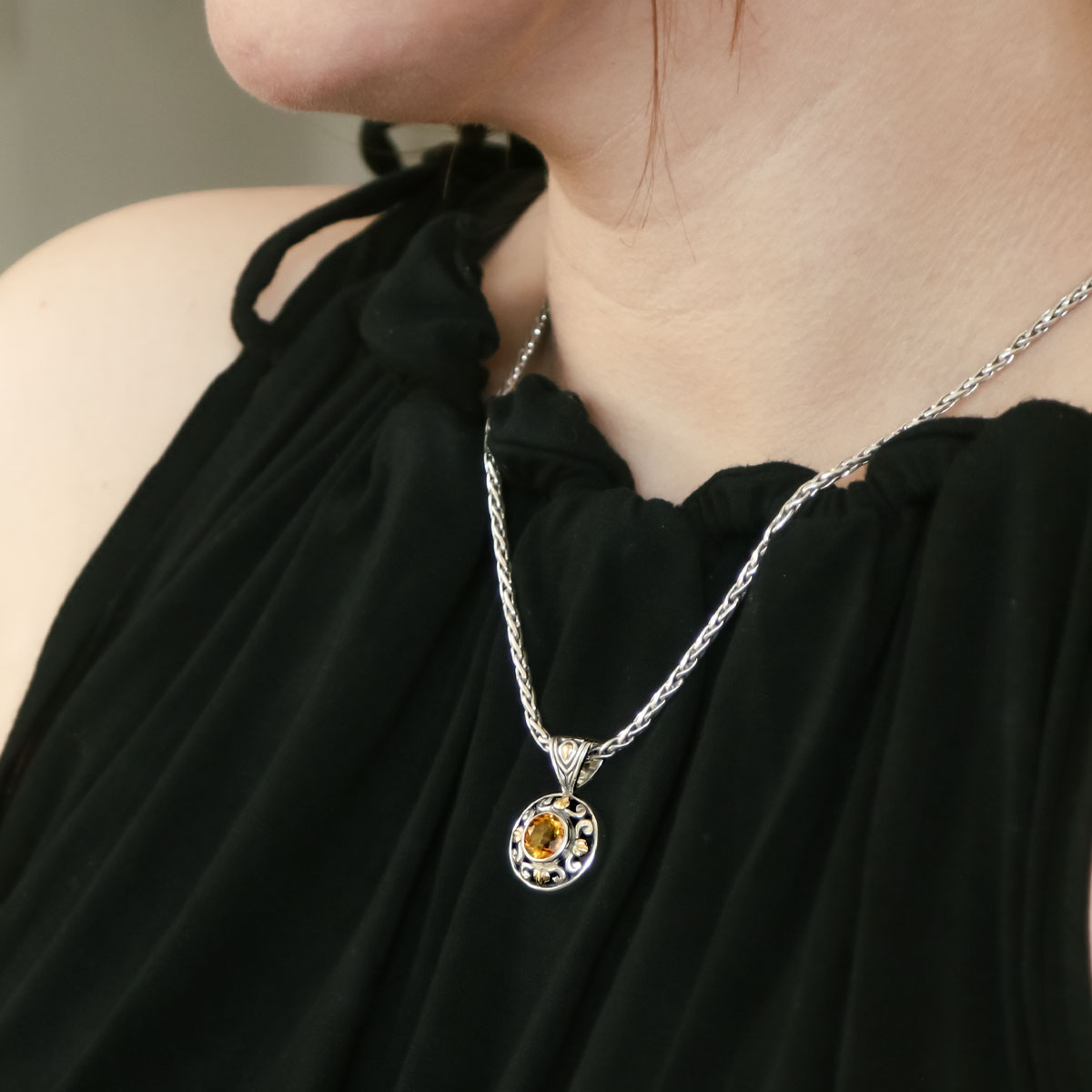 Wholesale Silver Pendant - SPG128-5Ct