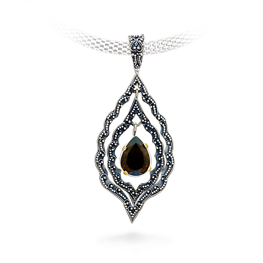 Wholesale Silver Pendant - SPG367-3Sq