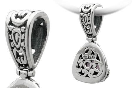 Wholesale Silver Pendant - SPG460AmCz