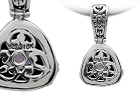 Wholesale Silver Pendant - SPG460AmCz