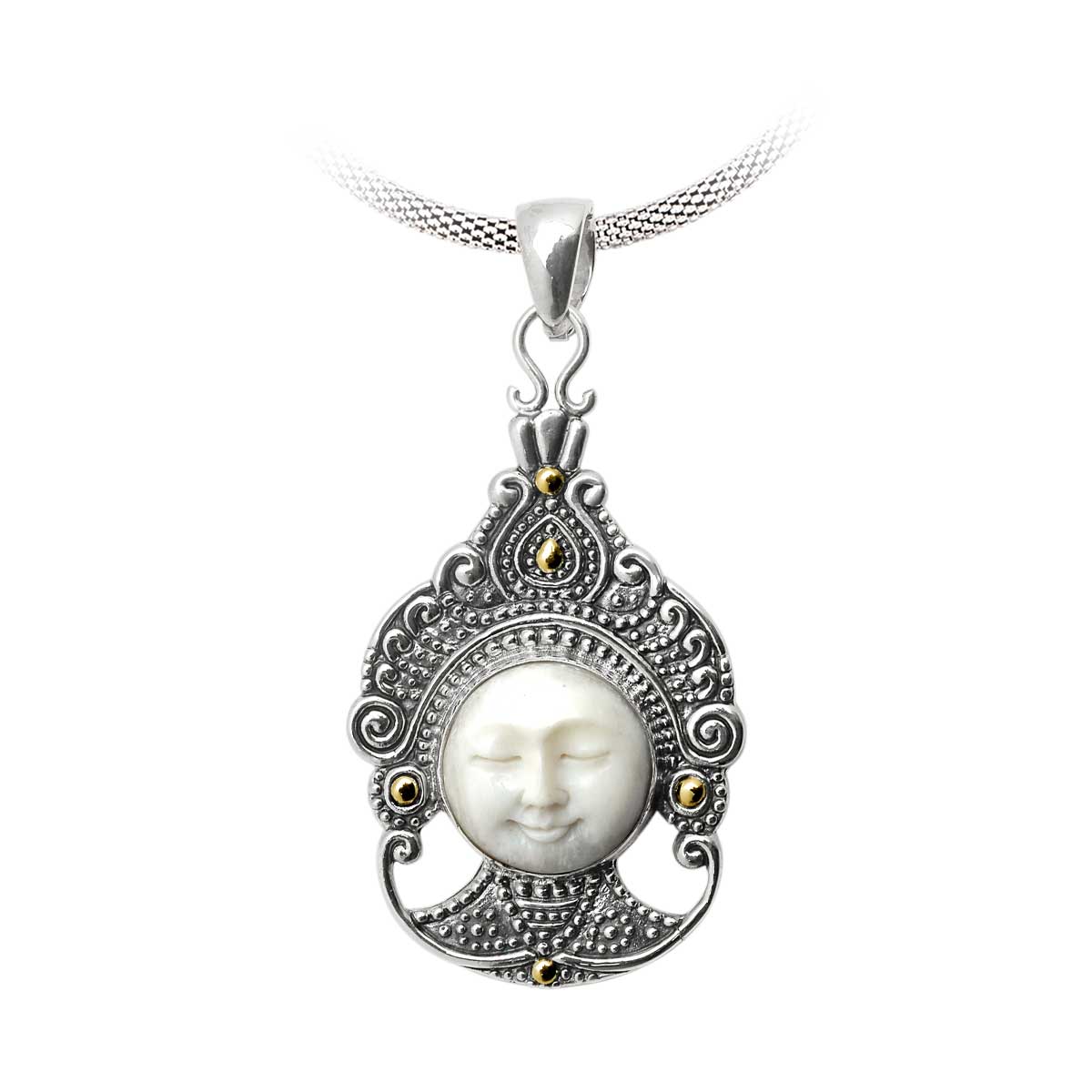 Wholesale Silver Pendant - SPG490-2M