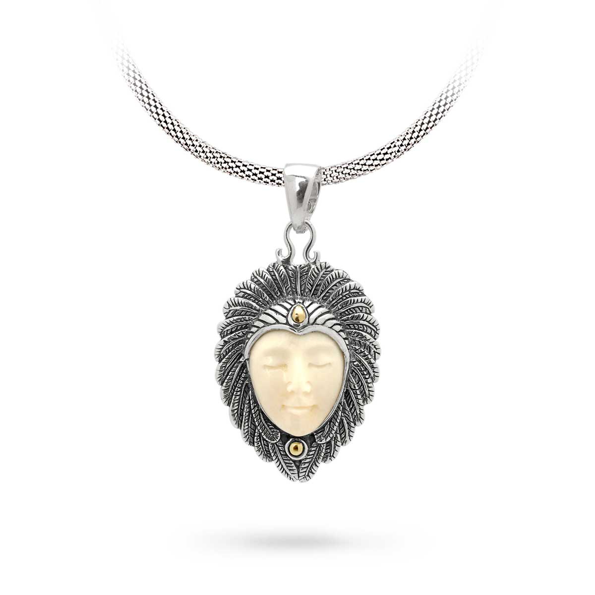 Wholesale Silver Pendant - SPG490-8M